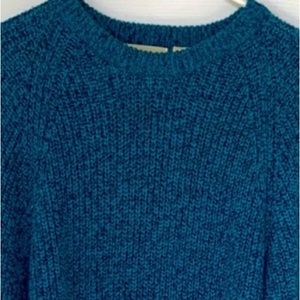 Vintage St Johns Bay Sweater Men’s Small Blue Knit